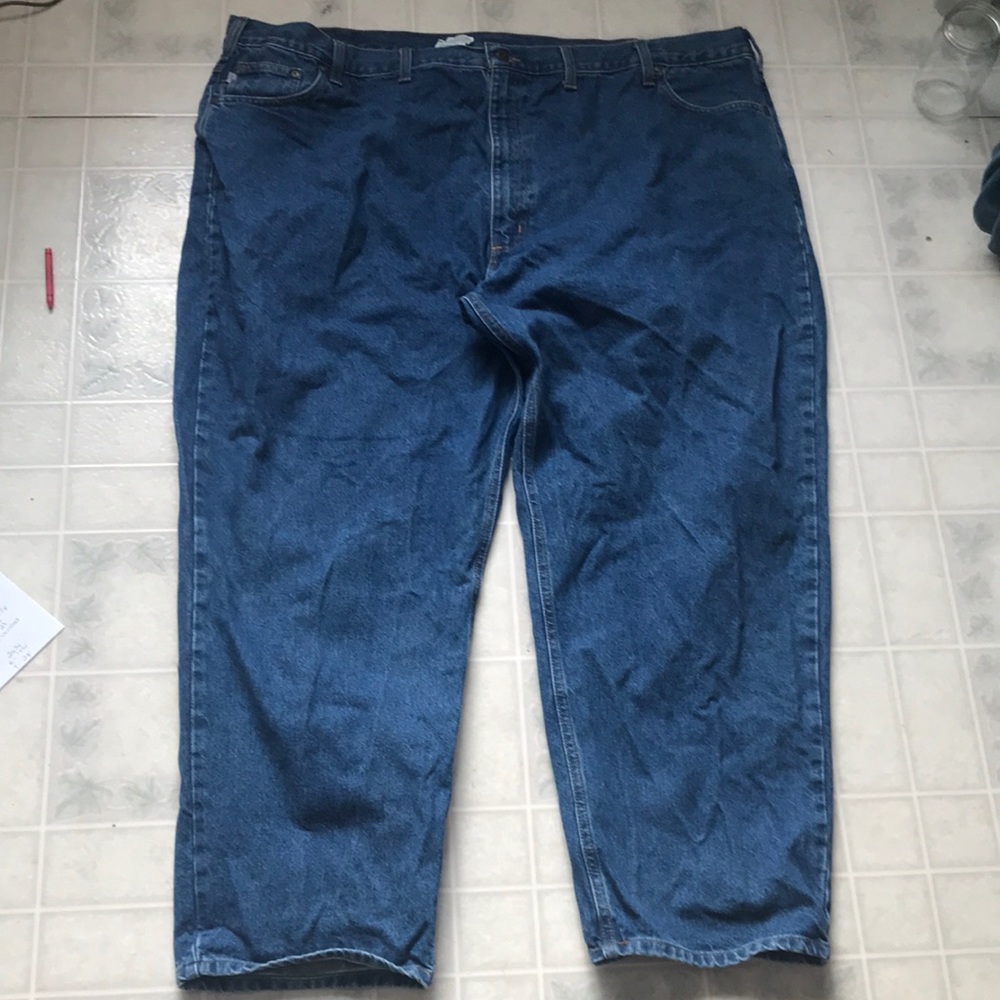Carhartt men’s relaxed stonewash jeans 53 x 30 B17